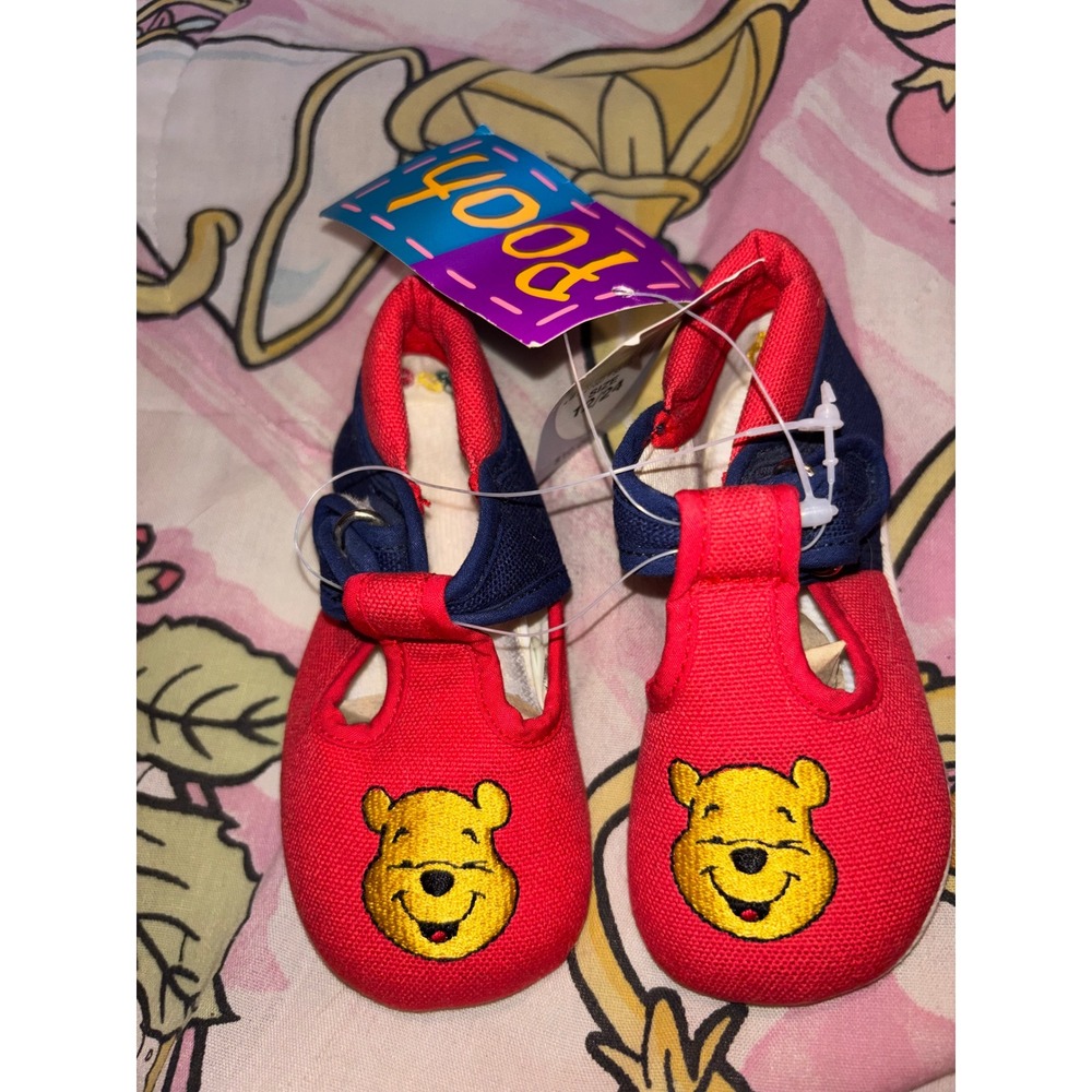 Vintage Disney Winnie the Pooh toddler shoes 12/24 months from 90s - Picture 2 of 5